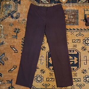 Gorgeous Plum Ann Taylor Straight Leg Pants